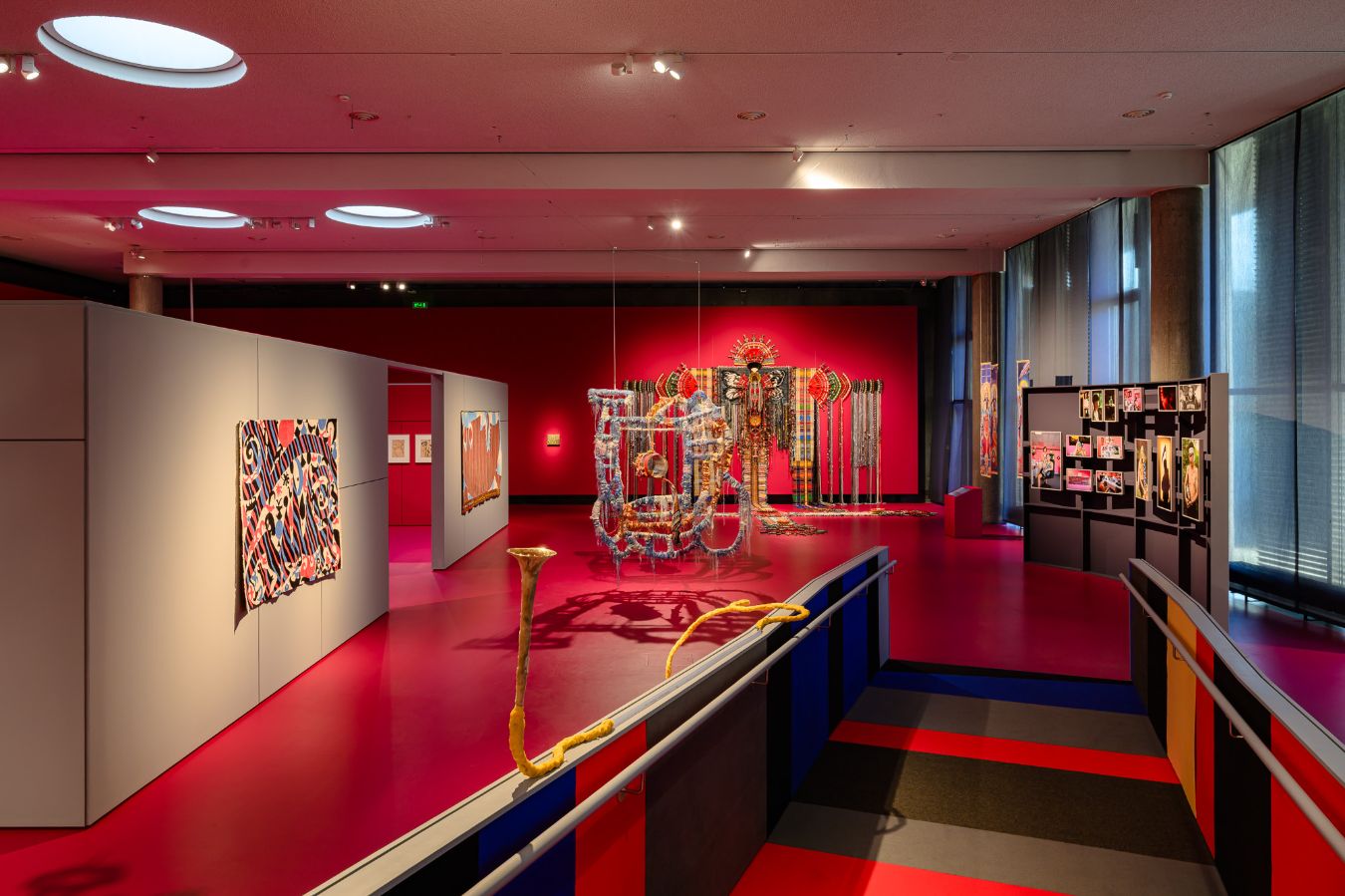 Ausstellungsansicht,&nbsp;Mrinalini Mukherjee Halle
