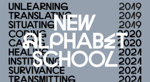 Cover: newalphabetschool.hkw.de