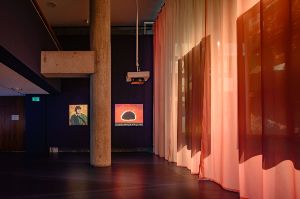 Ausstellungsansicht, Haus der Kulturen der Welt (HKW), 2023. Ausstellungsdesign: 2050+
