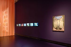 Ausstellungsansicht, Haus der Kulturen der Welt (HKW), 2023. Ausstellungsdesign: 2050+
