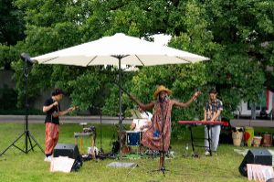 Musical Intervention by Morena Leraba, Haus der Kulturen der Welt (HKW), 13.8.2023.&nbsp;
