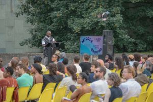 Opening Speech by Dzekashu MacViban (Curator Literature and Oralture Practices), Haus der Kulturen der Welt (HKW), 25.8.2023.
