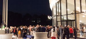End of the night on the roof terrace. 9th Internationaler Literaturpreis: Celebration of the Shortlist & Award Ceremony