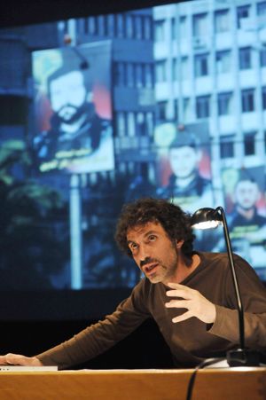 Berlin Documentary Forum 1. Rabih Mroué: The Inhabitants of Images (Performance)