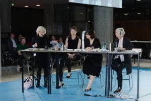 Daniela Seel, Ivana Sajko, Alida Bremer, Verena Auffermann. Internationaler Literaturpreis 2018 | Celebration of the Shortlist and Award Ceremony
Jun 28, 2018 