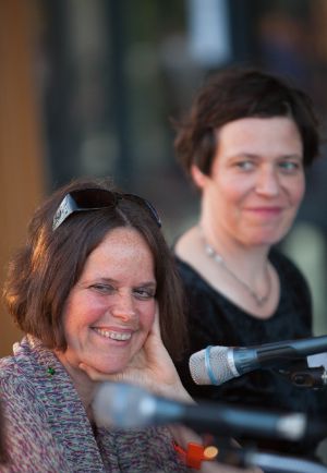 International Literature Award 2014. "Blow-up" - Zsófia Bán and Miriam Japp (right)