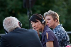 International Literature Award 2014. "Soul-Keeping" - Egon Ammann, Madeleine Thien, Almuth Carstens (from left to right)