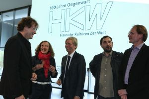 100 Years of Now. The Opening. Bernd M. Scherer, Katrin Klingan, Rüdiger Kruse MdB, Anselm Franke, Detlef Diederichsen